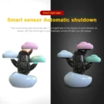 Cloud Weather Time Light Multifunctional Smart Induction Child Wake Up Alarm Clock - Image 11