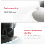 Cloud Weather Time Light Multifunctional Smart Induction Child Wake Up Alarm Clock - Image 4