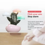 Cloud Weather Time Light Multifunctional Smart Induction Child Wake Up Alarm Clock - Image 5