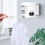 Clothesline Indoor Telescopic Hanger Clothes Rope Non-Slip Outdoor Clothesline - Image 2