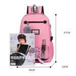 Sports and Leisure USB Charging Anti-Theft Backpack - Image 6