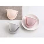 1 Pair Thick Silicone Anti-Scald Gloves Kitchen Heat Insulation Take Plate Tongs Baking Oven Insulation Cover - Image 2