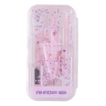 AIHAO Compass/Mechanical Pencil/Eraser/Pen Core/Ruler/Protractor Stationery Set Random Colour Delivery