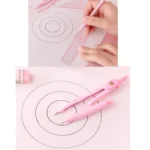 AIHAO Compass/Mechanical Pencil/Eraser/Pen Core/Ruler/Protractor Stationery Set Random Colour Delivery - Image 5