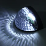 2 PCS LED Solar Wall Light Outdoor Semicircular Fence Garden Lawn Light - Image 8