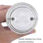 Acrylic Transparent Pepper Grinder Manual Pepper Grinder Ceramic Core Multi-Purpose Seasoning Bottle - Image 3