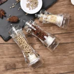 Acrylic Transparent Pepper Grinder Manual Pepper Grinder Ceramic Core Multi-Purpose Seasoning Bottle - Image 6