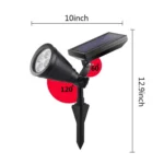 4 LEDs Household Solar Lawn Light Outdoor Garden Light Plant Growth Light - Image 6