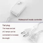 Peacock Lights LED Fishing Net Lights Outdoor Waterproof String Lights Holiday Decoration Lights, EU Plug - Image 4