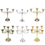 Retro Candlestick Home Decoration Living Room Cafe Theme Restaurant Jewelry Candlelight Dinner Props Gifts - Image 2