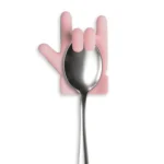2pcs Little Finger Shape Tea Heroes Teaspoon Holder ，Random Color Delivery - Image 2