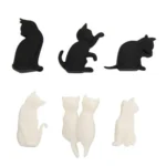 6pcs / Set Cat Drinks Wine Glass Marker Recognizer Tea Bag Hanging - Image 2