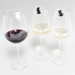 6pcs / Set Cat Drinks Wine Glass Marker Recognizer Tea Bag Hanging - Image 4