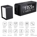 TS-P30 Multifunctional Night Light Alarm Digital Clock with FM Radio & Temperature / Humidity Display & IR Sensor Function - Image 4