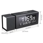 TS-P30 Multifunctional Night Light Alarm Digital Clock with FM Radio & Temperature / Humidity Display & IR Sensor Function - Image 9