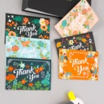 6pcs / Set Christmas Gift Greeting Card Holiday Greeting Message Card - Image 7