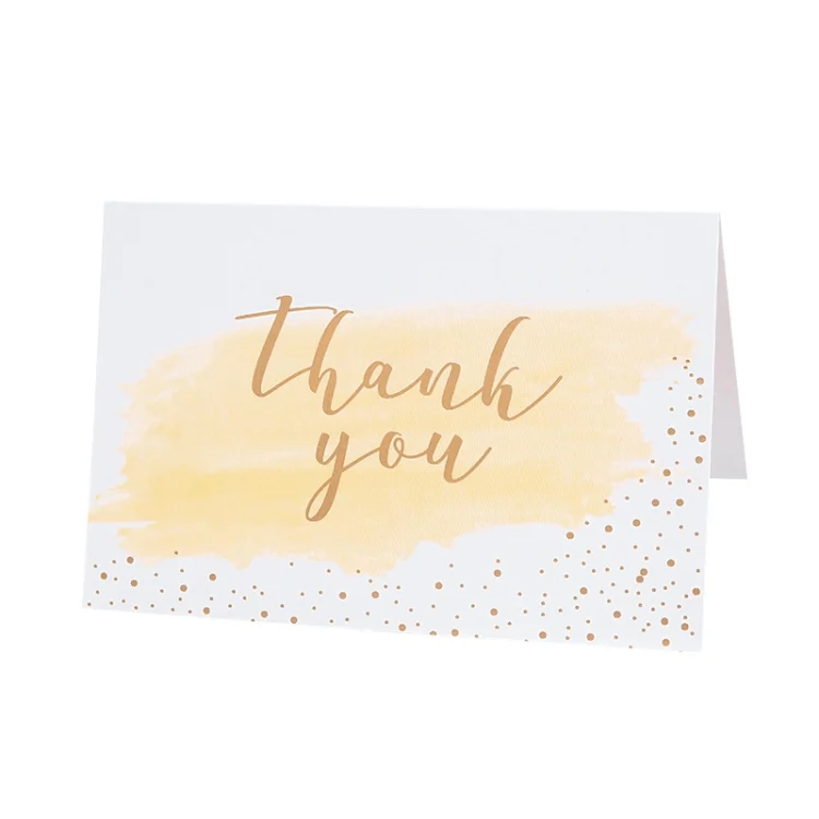 TBD0551592801_B1.webp 6pcs / Set Greeting Card Thank You Card Set Thanksgiving Holiday Gift Watercolor Card - Image 2