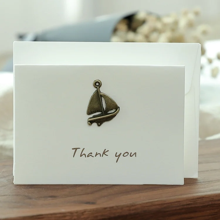 20pcs Retro Blessing Birthday High-End Thank You Message Card Lover Thanksgiving Christmas Day Greeting Card