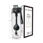 Cartoon Cat Pattern Tea Water Separation Plastic Cup With Spoon - Image 8