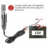 Electric Fish Scale Scraper Household Use Scraping Tool, CN Plug - Image 9