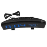 Three-color Projection Radio Alarm Clock USB Digital Alarm Clock Thermometer & Hygrometer - Image 5