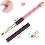 Cat Eye Pen Barrel Painted Pen With Diamond Light Therapy Nail Tool Light Therapy Pen - Image 6