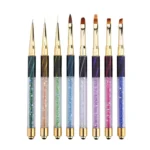 Cat Eye Pen Barrel Painted Pen With Diamond Light Therapy Nail Tool Light Therapy Pen - Image 2