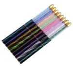 Cat Eye Pen Barrel Painted Pen With Diamond Light Therapy Nail Tool Light Therapy Pen - Image 5