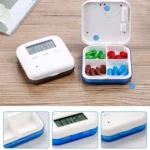 Electronic Smart Timing Medicine Box Portable Medicine Dispensing Storage Box - Image 3