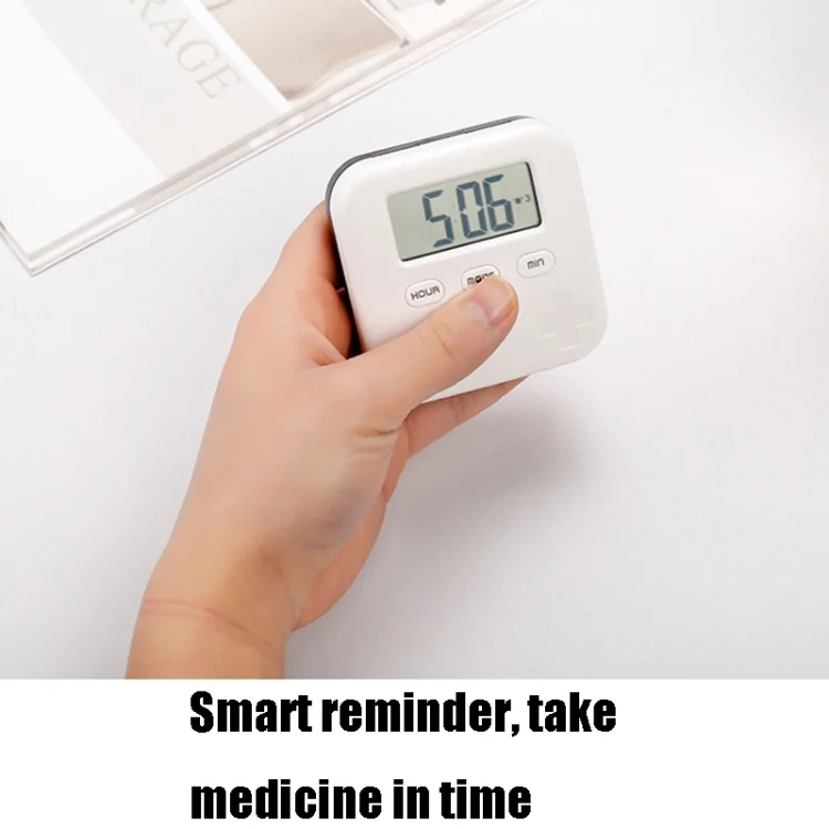 TBD0551754901_B4.webp Electronic Smart Timing Medicine Box Portable Medicine Dispensing Storage Box - Image 5
