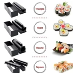 11 in 1 Sushi Mold With Sushi Knife Rice Ball Mold DIY Home Creative Sushi Roll Set - Image 4