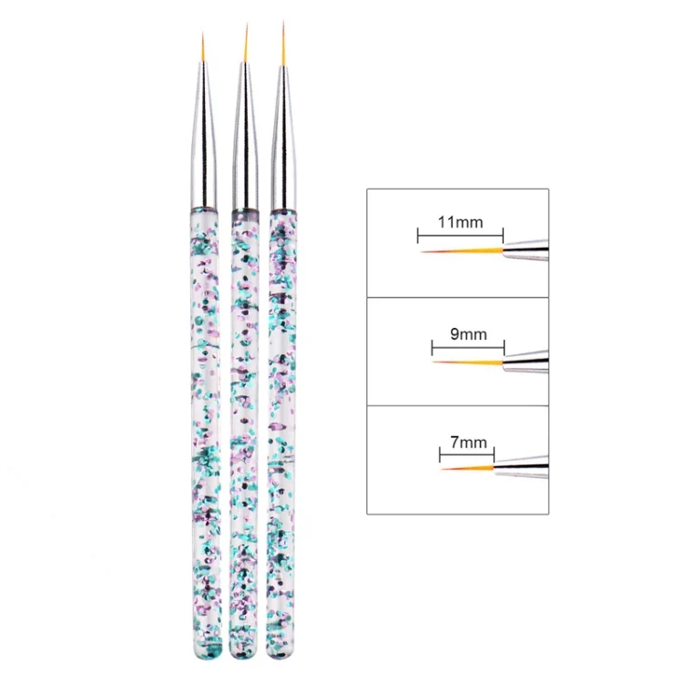 TBD0551758001A_1.webp 3pcs / Set Nail Art Brush Tool Acrylic Nail Crystal Carving Phototherapy Drawing Pen - Image 6