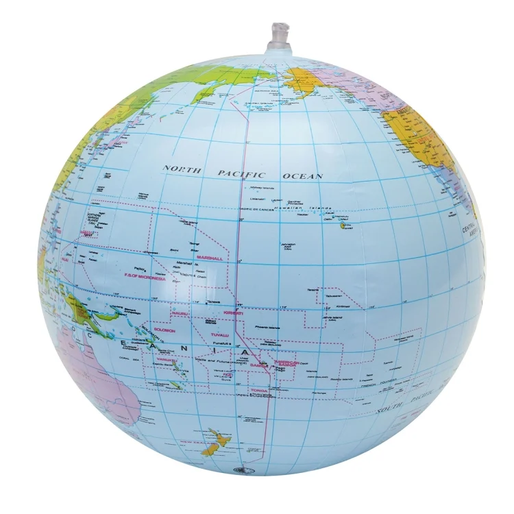 TBD0551866_2.webp Inflatable Globe World Earth Ocean Map Ball Geography Learning Kids Educational Beach Ball , Size: 30cm - Image 3