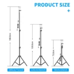 Multifunctional Portable Outdoor Camping Lamp Adjustable Bracket Work Lamp - Image 8