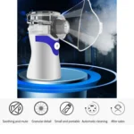 YMK-W6 Children Adult Ultrasonic Portable Micro-Mesh Atomizer Household Handheld Two-Speed Adjustable Compression Atomizer - Image 3