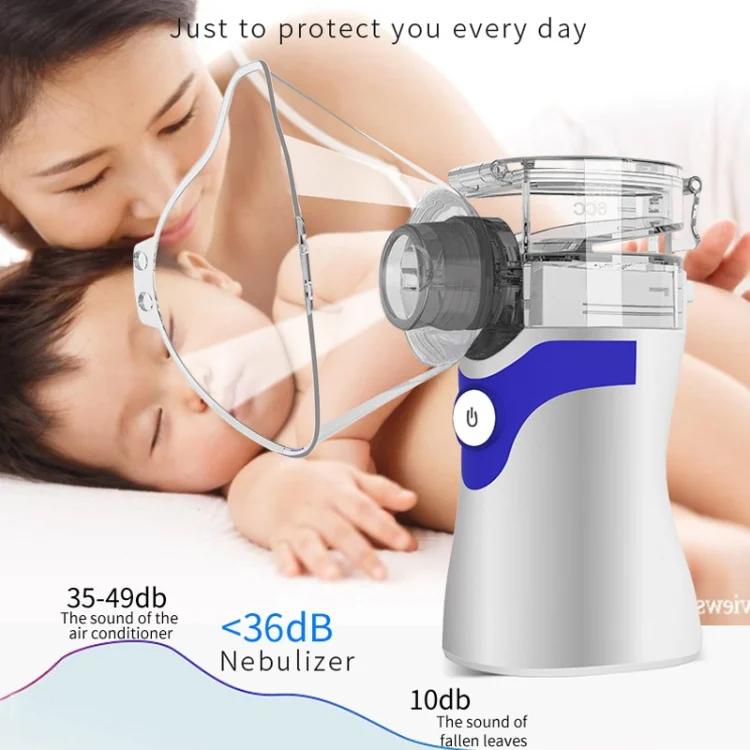 TBD0552242801_B5.webp YMK-W6 Children Adult Ultrasonic Portable Micro-Mesh Atomizer Household Handheld Two-Speed Adjustable Compression Atomizer - Image 6