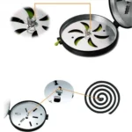 Outdoor Mosquito Repellent Fireproof Mosquito Coil Holder Tray - Image 3