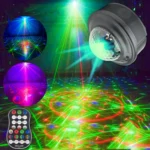 10W Mini Laser Light Magic Ball Projector Light Sound Control Flash Stage Light - Image 8