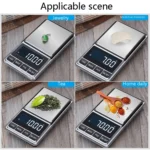 Kitchen Stainless Steel Mini Portable Scale High Precision Jewelry Scale Electronic Scale - Image 7