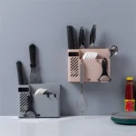 Chopsticks Basket Rack Wall-Mounted Chopstick Cage Household Multifunctional Spoon Knife Holder Integrated CStorage Box - Image 11