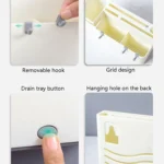 Chopsticks Basket Rack Wall-Mounted Chopstick Cage Household Multifunctional Spoon Knife Holder Integrated CStorage Box - Image 9