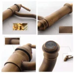 Single Hole Seated Copper Faucet Antique Basin Faucet - Image 3