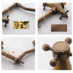 Basin Rotatable Faucet Single Hole Hot And Cold Copper Faucet - Image 3