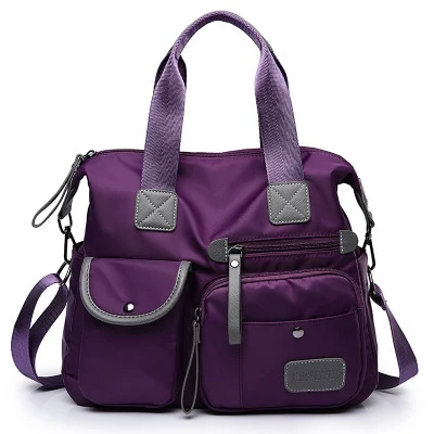 Waterproof Oxford Cloth Handbag Casual Nylon Shoulder Diagonal Bag Female Bag Canvas Bag