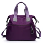 Waterproof Oxford Cloth Handbag Casual Nylon Shoulder Diagonal Bag Female Bag Canvas Bag - Image 2