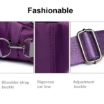 Waterproof Oxford Cloth Handbag Casual Nylon Shoulder Diagonal Bag Female Bag Canvas Bag - Image 5