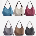 Canvas Bag Simple Wild Lady Retro Art Casual Bag Single Shoulder Bag - Image 2