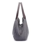 Canvas Bag Simple Wild Lady Retro Art Casual Bag Single Shoulder Bag - Image 3
