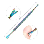 11 in 1 Color Titanium Stainless Steel Nail Steel Push Nail File - Image 13