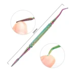 11 in 1 Color Titanium Stainless Steel Nail Steel Push Nail File - Image 6